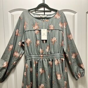 NWT Green/Peach Dress by Shabby Chic